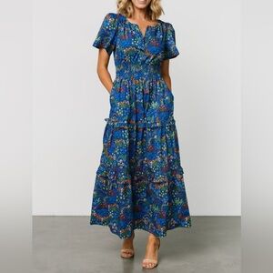 NWT Sugarlips Tiered Floral Maxi Dress Size XL